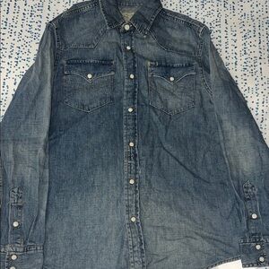Polo Denim Button-Up Shirt boys size 18